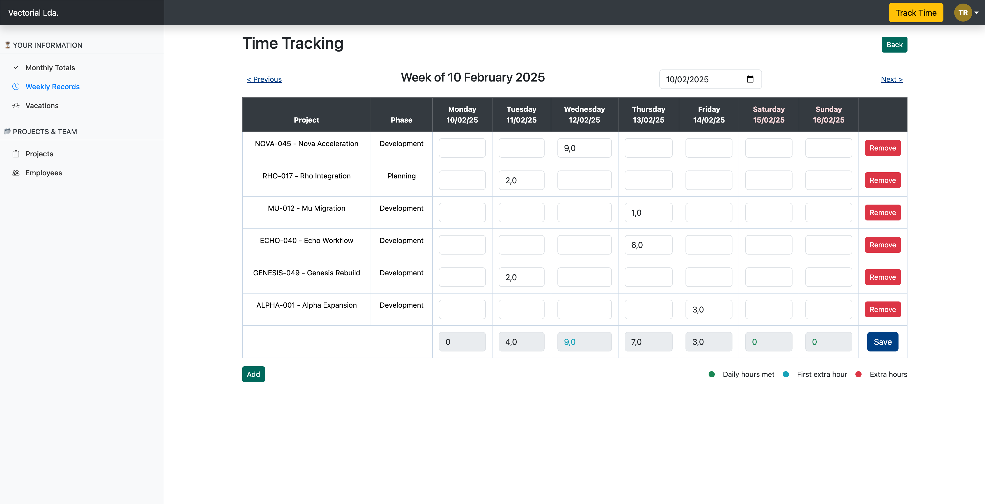 Time Tracking